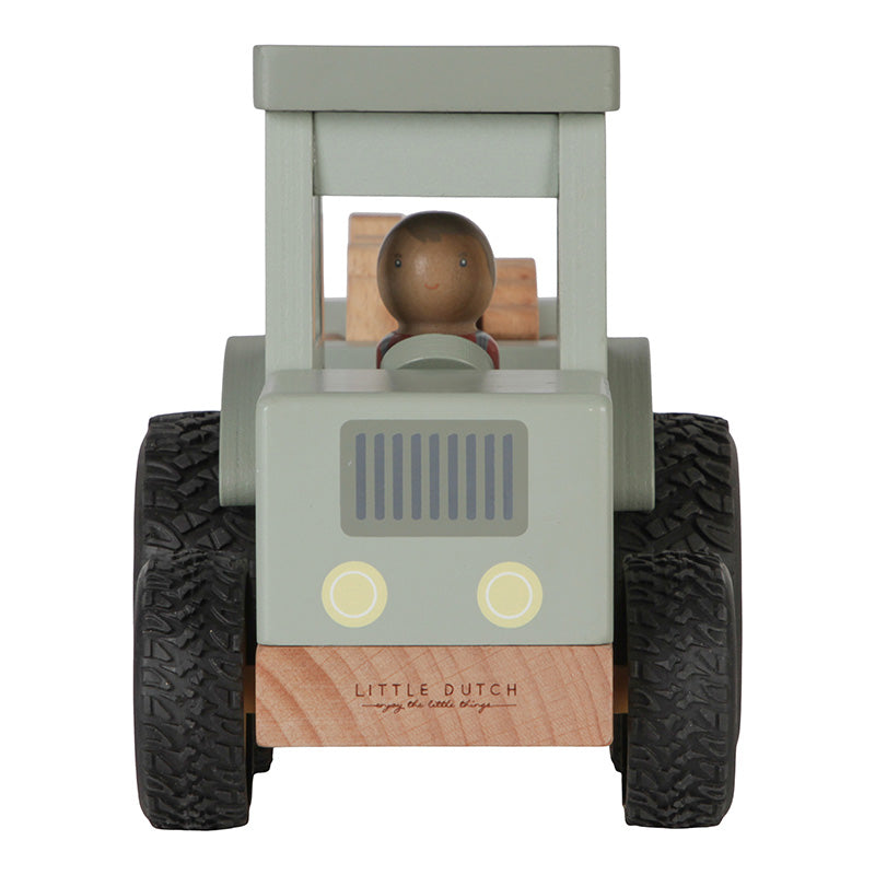 Tracteur avec remorque en bois FSC – Little Farm LITTLE DUTCH