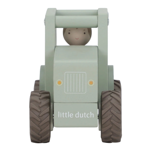 jouet ferme bois avec figurine