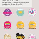 MyHummy Ourson beige 5en1 veilleuse MUHYMMY Ourson myHummy 5en1 avec bruit blanc, veilleuse et capteur de pleurs pour bébé