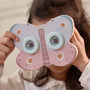 Visionneuse enfant en bois avec 3 disques illustrés. Jouet d’observation dès 3 ans pour éveiller la curiosité.
