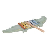 Xylophone Crocodile Safari Friends – instrument musical en bois LITTLE DUTCH