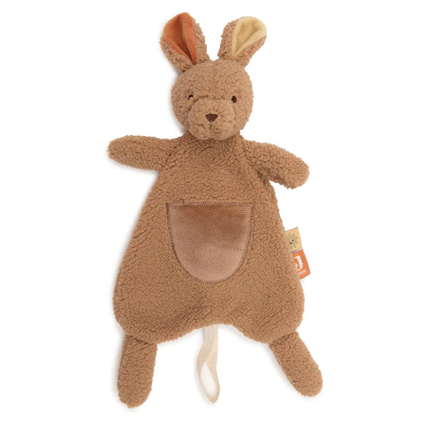 Attache tétine bébé kangourou douce et légère. Attache sucette pratique, rassurante et facile à attraper pour bébé. Idéale dès la naissance.