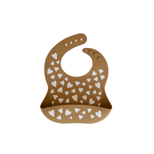 Bavoir en Silicone – Love Camel