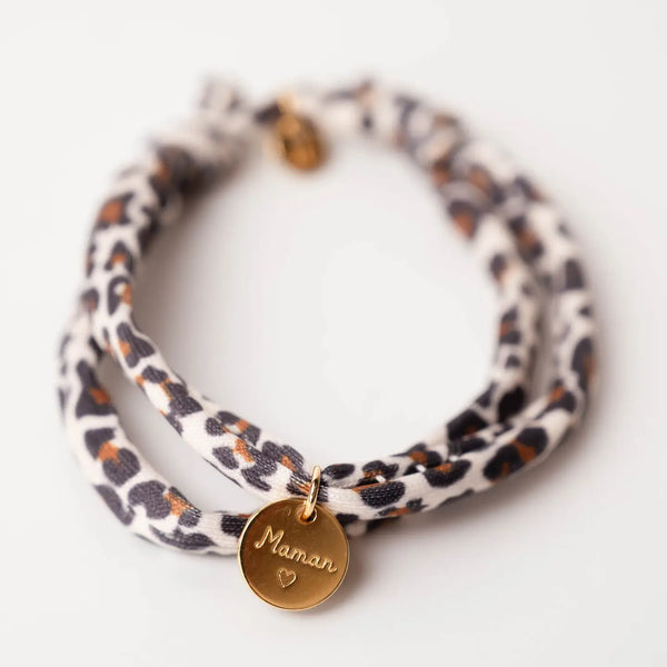 Bracelet graou médaille maman bijou délicat