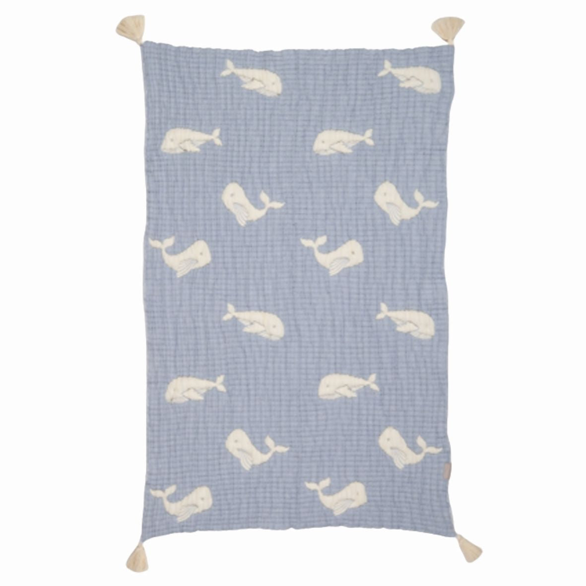 Couverture bébé pastel en mousseline de coton – douceur et confort au quotidien