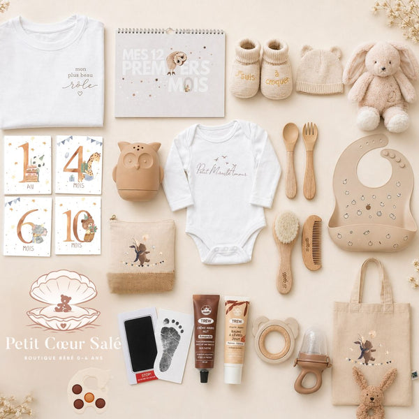 Calendrier de l'avent femme enceinte Petit coeur salé | Cadeau de grossesse original