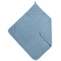 Cape de bain bébé bleue 75 x 75 cm - Meyco Baby JOLLEIN