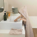 Set cape de bain et gant bébé Mini Nous sable TROIS KILOS SEPT