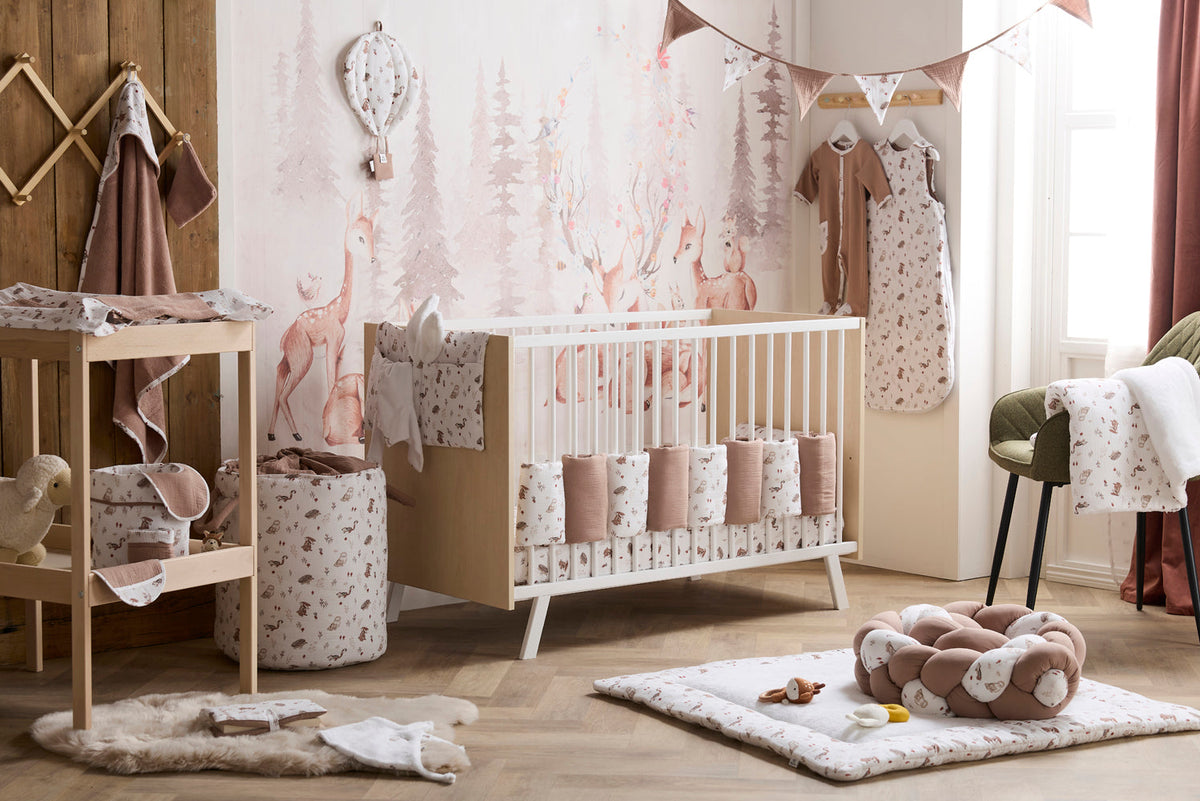 Décoration murale bébé montgolfière – Cosy Forest mocha BB & CO
