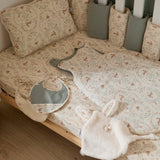 Doudou lapin bébé ultra doux – Doudou plat Jardin Enchanté BB & CO