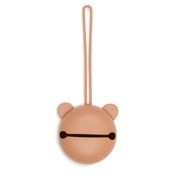 Étui à tétine en silicone sans BPA. Pratique, hygiénique et nomade, il protège la sucette de bébé en déplacement et s’accroche partout.