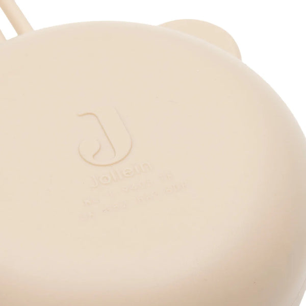 Étui à tétine en silicone sans BPA. Pratique, hygiénique et nomade, il protège la sucette de bébé en déplacement et s’accroche partout.