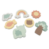 Offrez à bébé un puzzle de bain Kangourou ludique et éducatif ! Flottant, sûr et stimulant la motricité fine, ce jouet de bain rend chaque bain amusant et créatif. Boutique pour bébé spécialisée petit coeur salé