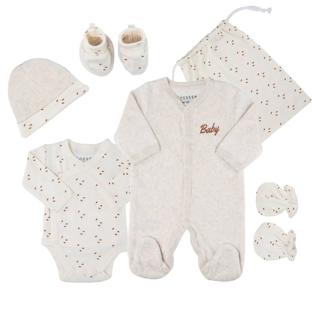 Kit naissance bébé complet – 6 essentiels pour la maternité 1 mois TROIS KILOS SEPT