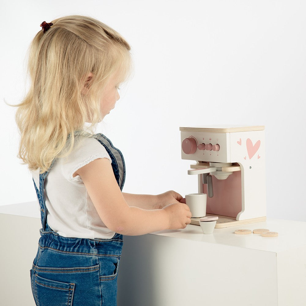 Machine à expresso en bois – Rose