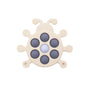 Jouet pop-it Silicone coccinelle bleue