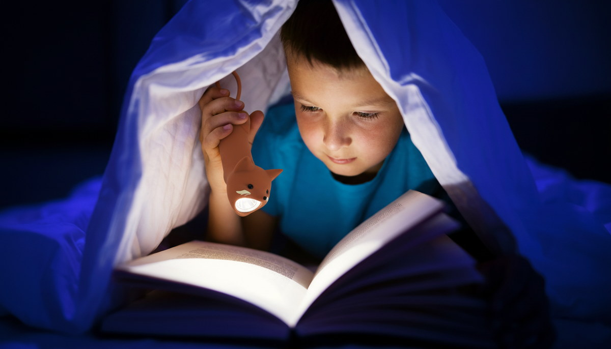 Lampe torche enfant renard rechargeable