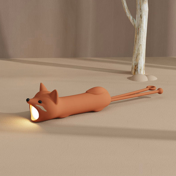 Lampe torche enfant renard rechargeable