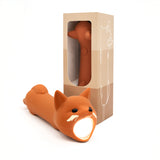 Lampe torche enfant renard rechargeable USB-C. Lumière douce réglable idéale pour histoires du soir et aventures dès 3 ans.