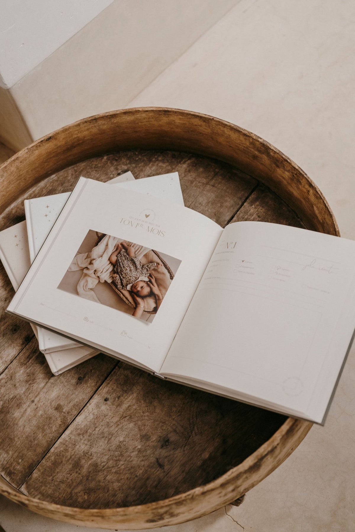 Livre de naissance Beige – Petit Amour Beige ZAKUW