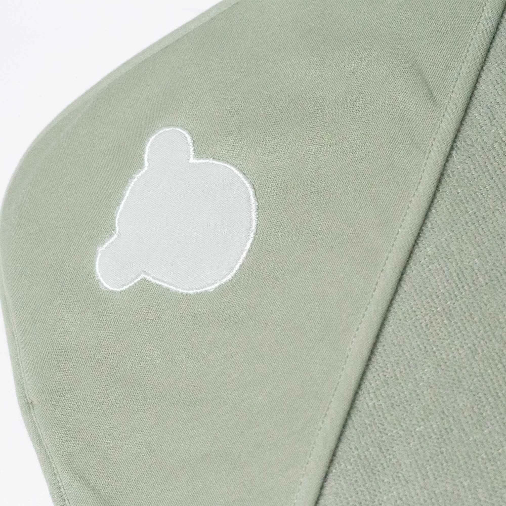 Sortie de bain bébé – Lot de 2 capes de bain avec capuche Vert ourson TROIS KILOS SEPT
