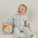 Lot de 2 pyjamas bébé en velours vert écru NOUKIES