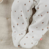 Lot de 2 pyjamas bébé en velours vert écru NOUKIES