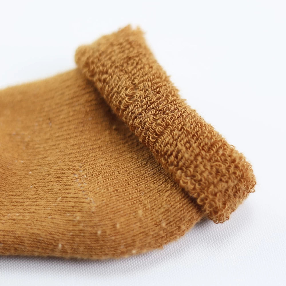 Lot de 3 paires de chaussettes bébé – 0/6 Mois | Terracotta, Ecru, Camel