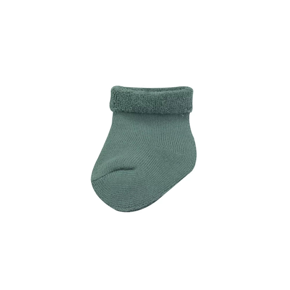 Lot de 3 paires de chaussettes bébé – 0/6 Mois | Sapin, écru, sauge
