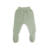 Pantalon naissance en maille olive TROIS KILOS SEPT
