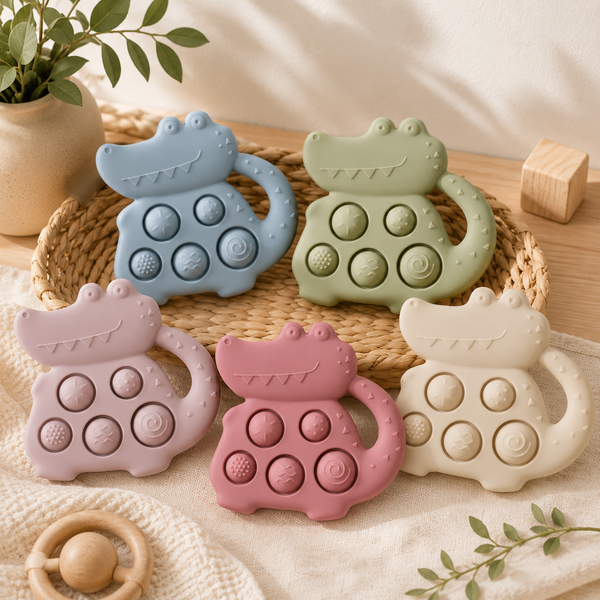 Jouet pop-it Silicone crocodile GMLB