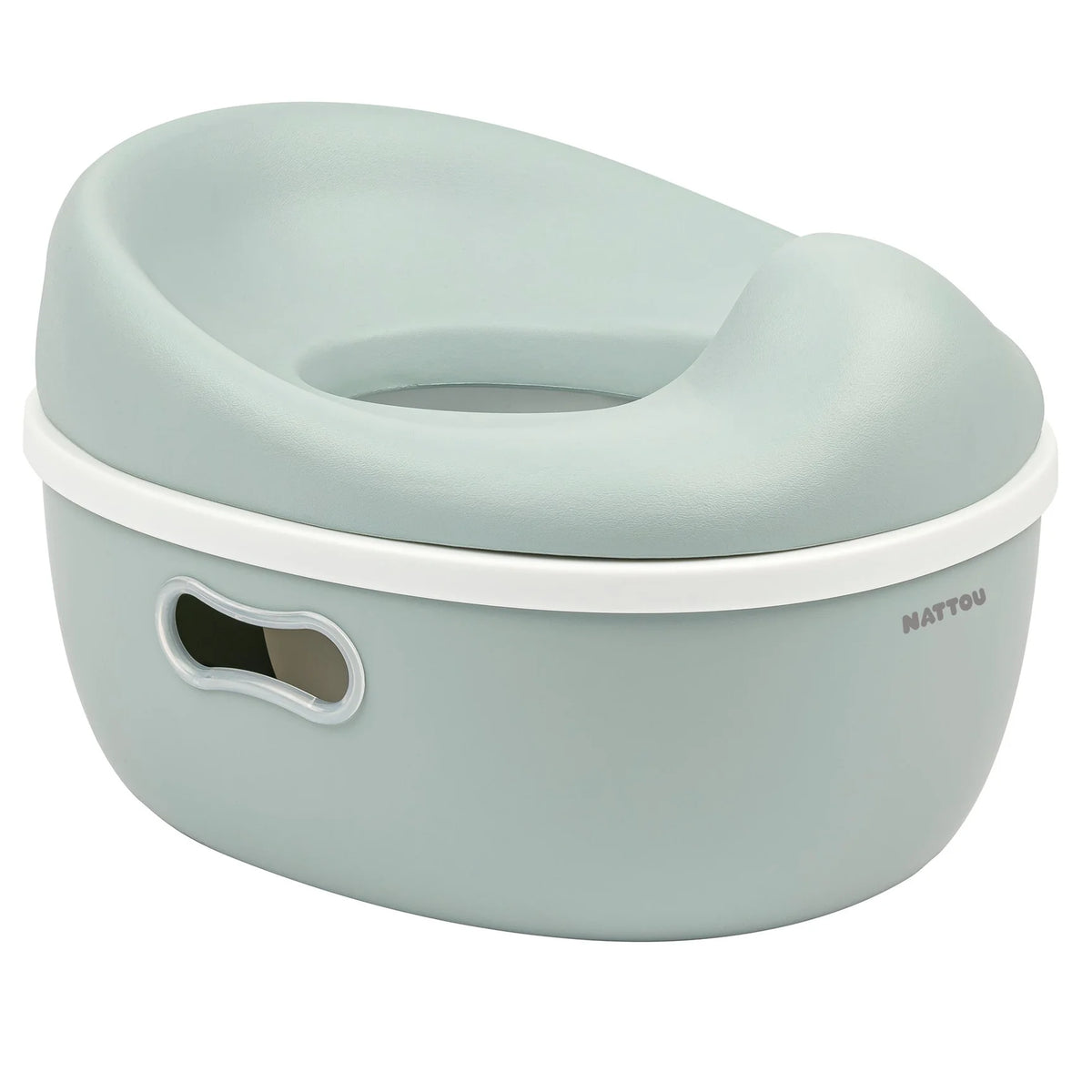 Pot bébé évolutif Vert 3 en 1 avec réducteur WC et marche-pied. Idéal pour l’apprentissage de la propreté.