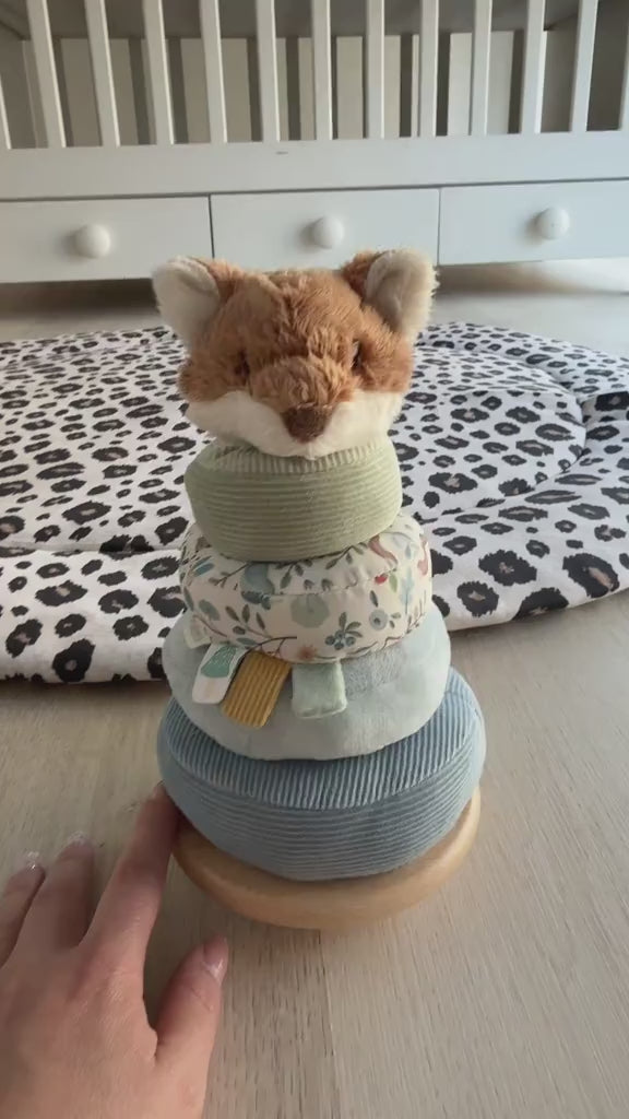tour à empiler renard little dutch collection forest friends. Boutique bébé petit coeur salé cadeau bébé dès 12 mois