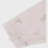 Pyjama bébé écru en velours avec broderie phoques NOUKIES