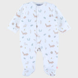 Pyjama bébé velours motif forêt enchantée NOUKIES