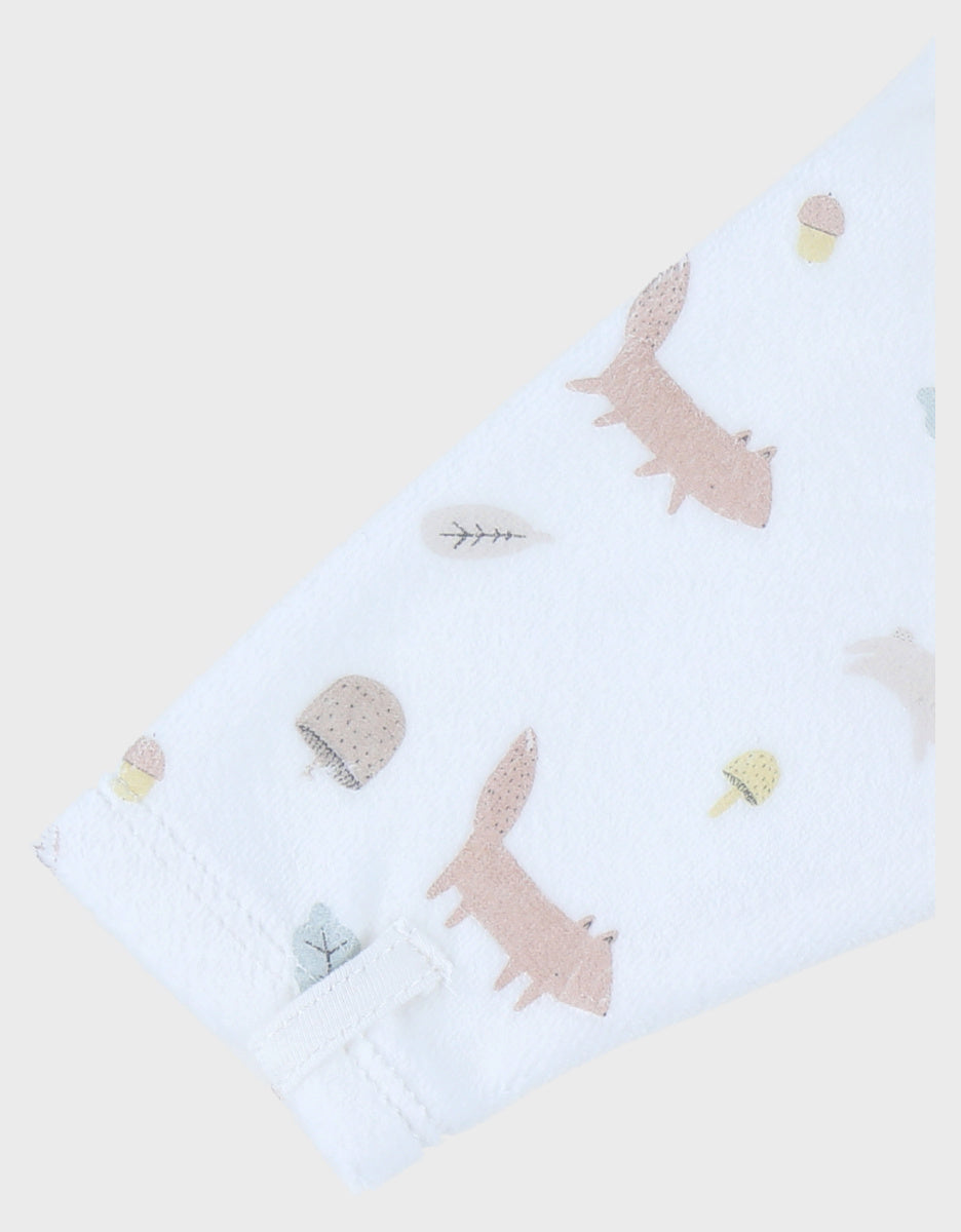 Pyjama bébé velours motif forêt enchantée NOUKIES