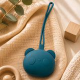 Étui tétine silicone bébé panda - lake blue GMLB