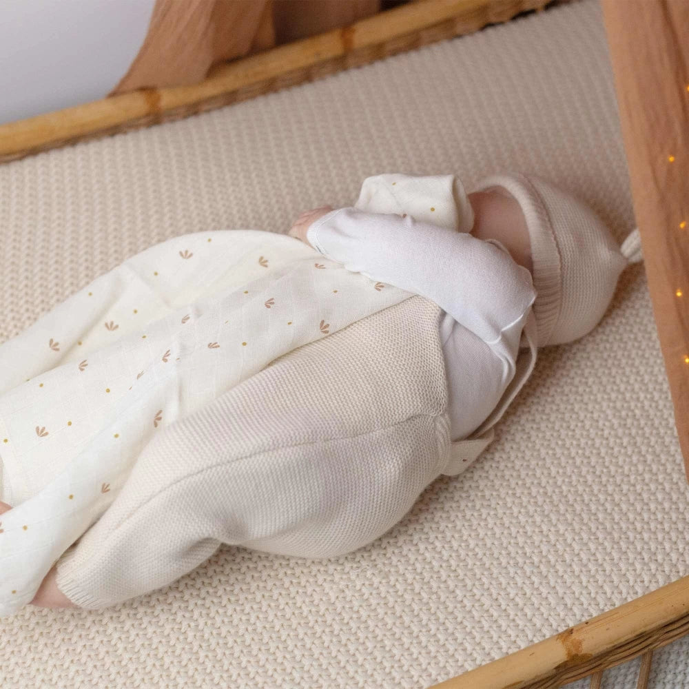 Salopette bébé en maille Sable