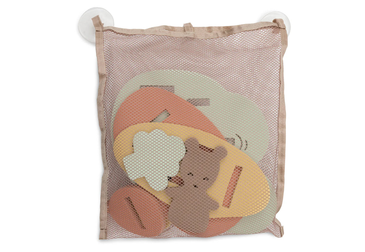 Offrez à votre enfant un set de jeux en mousse de bain Kangourou. Flottant, sûr et éducatif, il stimule la motricité fine et l’imagination tout en rendant le bain amusant.