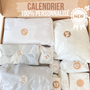 Calendrier de l'avent 100% personnalisé Petit coeur salé | Cadeau de grossesse original