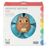 Stimulez les sens de votre bébé avec ce jouet ours rotatif ! Rotation à 4 palettes, ventouse solide, motricité fine et apprentissage par cause à effet. Dès 6 mois.