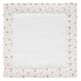 Tapis de parc bébé 100x100 coton ambiance naturelle