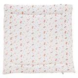 Tapis de jeu bébé tons beige et mocha style mixte