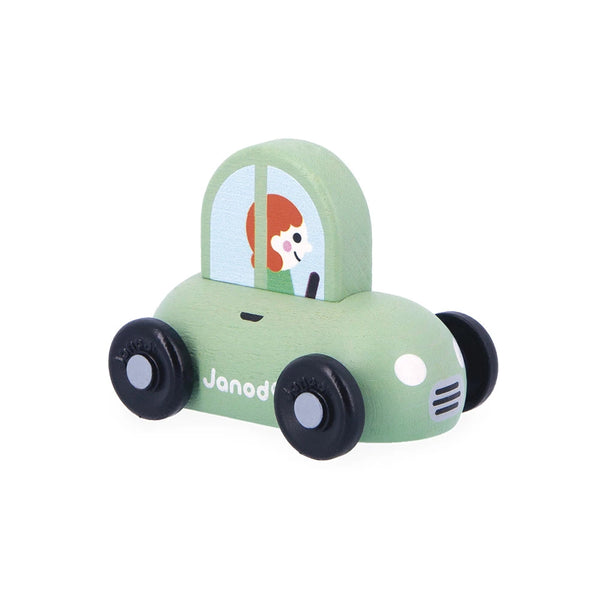 Voiture verte en bois Ville - Cross Roads
