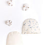 Lot de deux bonnets bébé libellules bleu 0-3 mois
