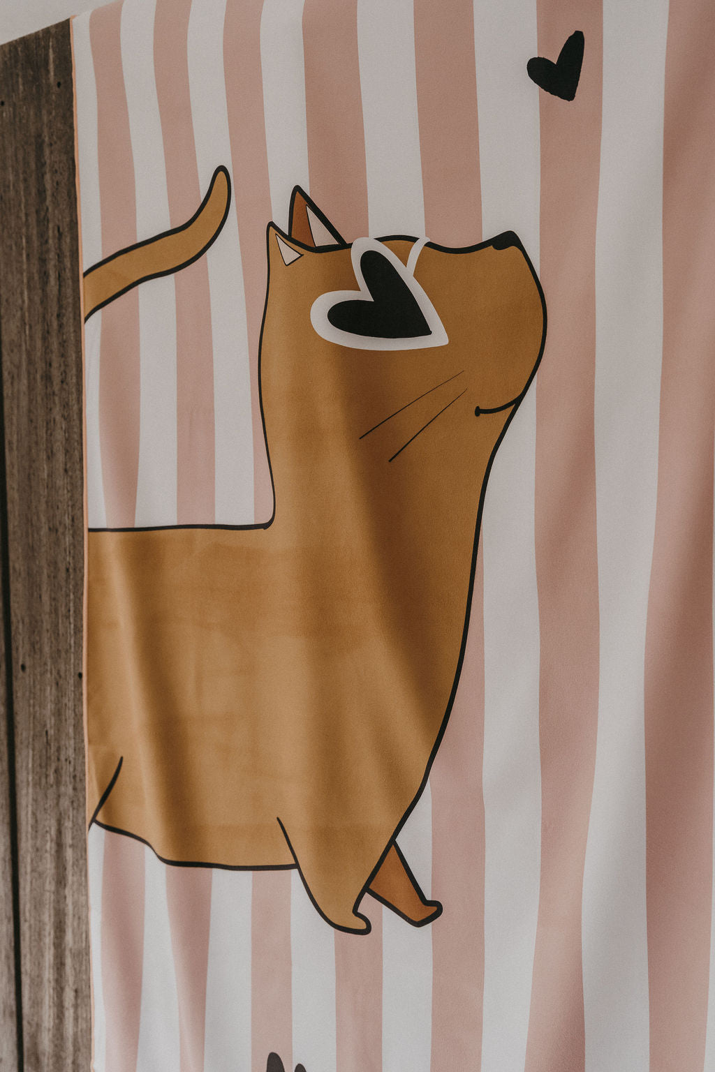 Serviette microfibre enfant Chat – serviette plage fun et légère ZAKUW